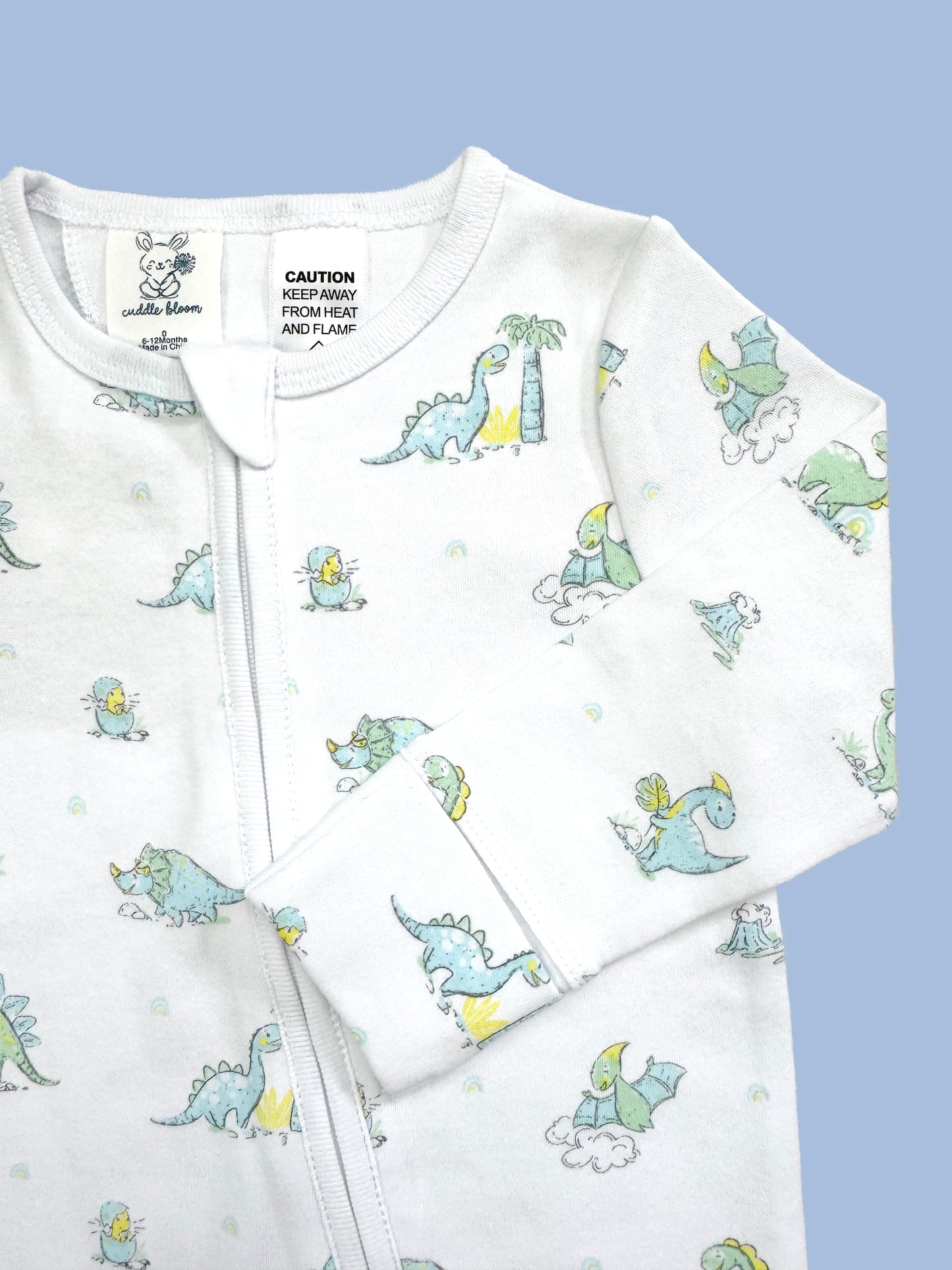 Baby Growsuit - Darcy Dinosaur